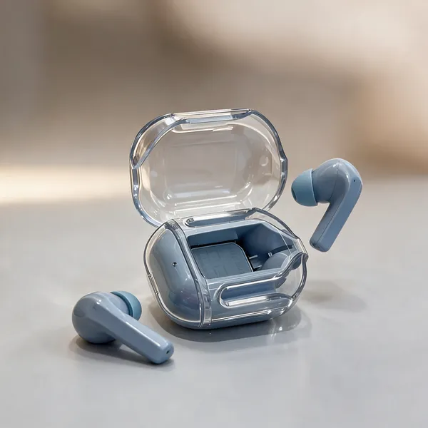 Blue_Wireless_Earbuds_With_Transparent_Charging_Case
