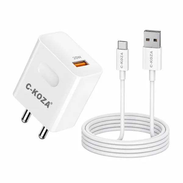 C-Koza_33W_Type-C_Wall_Charger_With_Cable