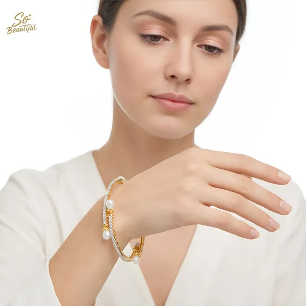 CZ_bangle_with_white_pearl