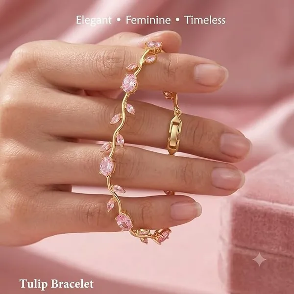 Pink_Tulip_Bloom_Bracelet