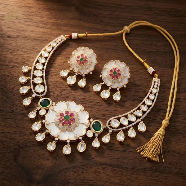 Brass_And_Gold_Plated_Necklace_Set_For_Women