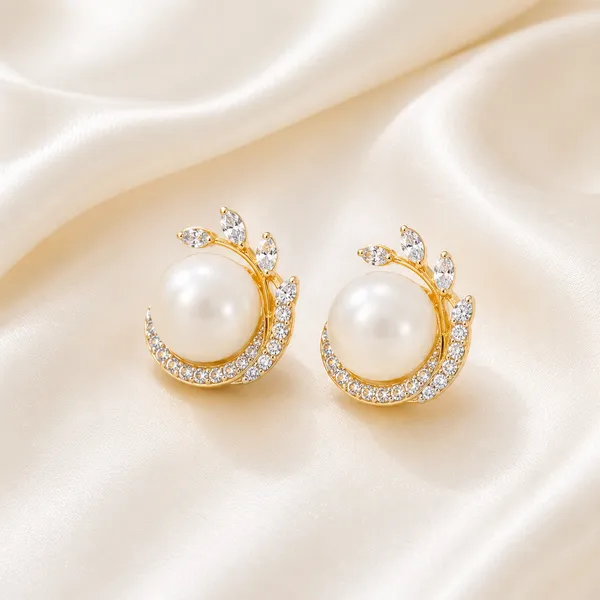 Gold_Tone_Pearl_Stud_Earrings_for_Women
