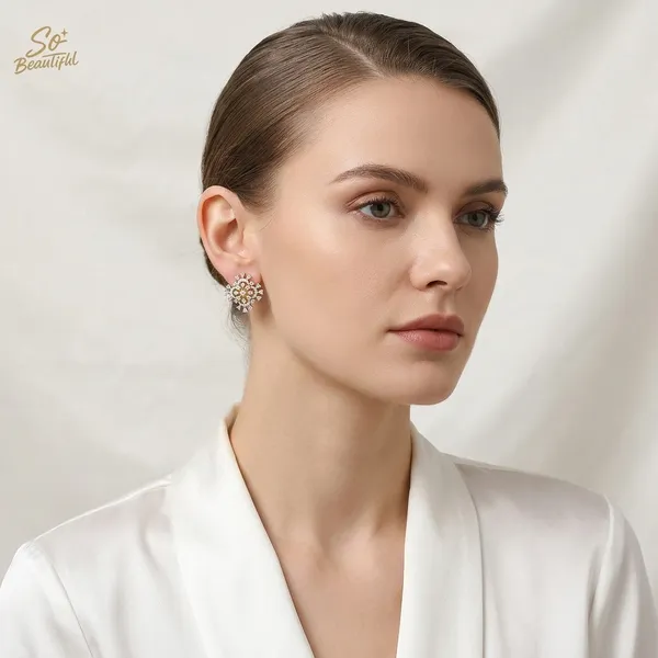 Brass_And_Gold_Plated_Stud_Earrings_For_Women