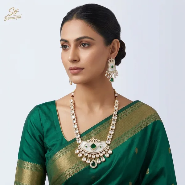 Brass_And_Gold_Plated_Necklace_Set_For_Women