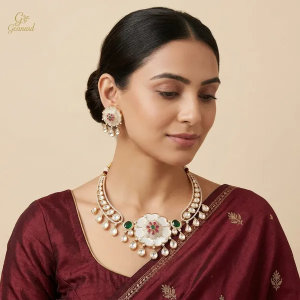 Brass_And_Gold_Plated_Necklace_Set_For_Women