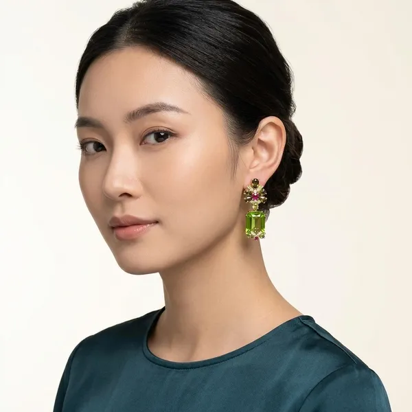 Green_Brass_And_Gold_Plated_Drop_Earrings_For_Women