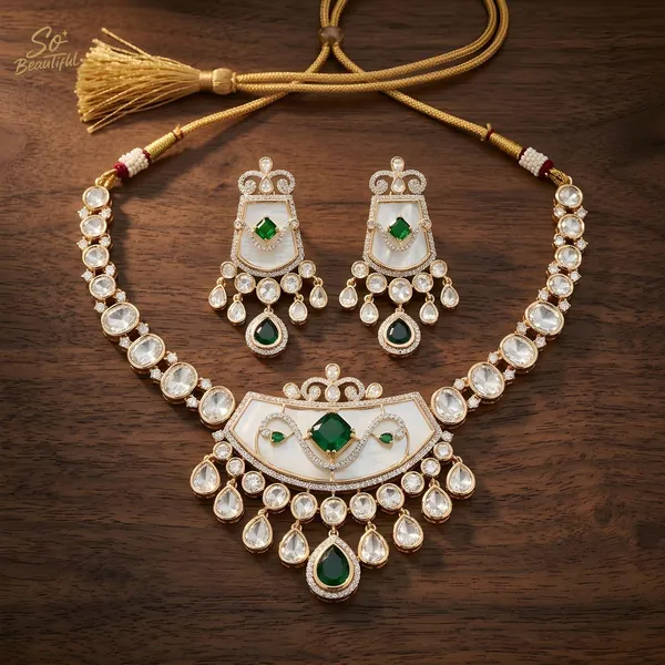 Brass_And_Gold_Plated_Necklace_Set_For_Women