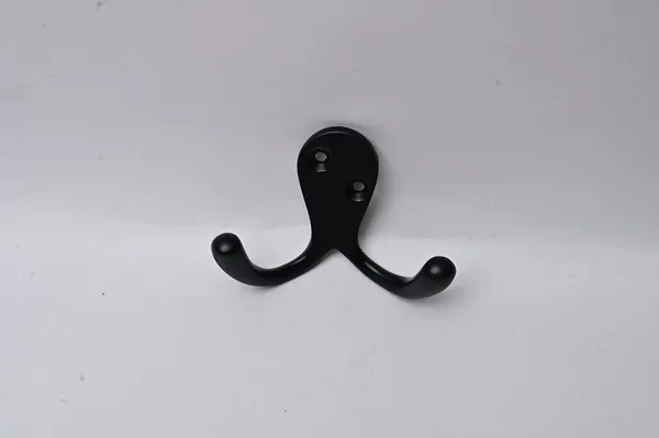 NAVRASS_HARDWARES_Double_Leg_Hook_–_Powder_Coated_Black_–_58gm_Heavy-Duty_Brass_Latch_for_Doors_&_Windows_–_Rust-Resistant_&_Stylish