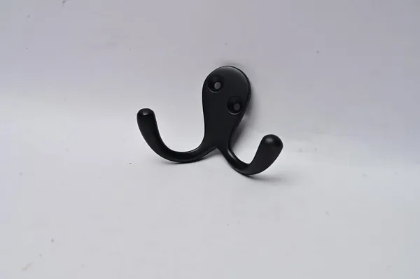 NAVRASS_HARDWARES_Double_Leg_Hook_–_Powder_Coated_Black_–_58gm_Heavy-Duty_Brass_Latch_for_Doors_&_Windows_–_Rust-Resistant_&_Stylish