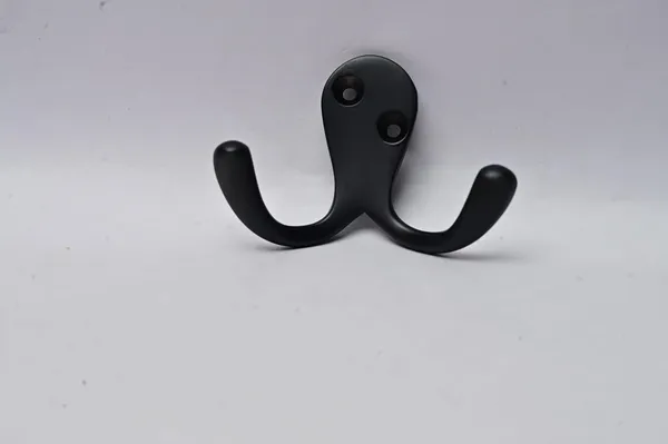 NAVRASS_HARDWARES_Double_Leg_Hook_–_Powder_Coated_Black_–_58gm_Heavy-Duty_Brass_Latch_for_Doors_&_Windows_–_Rust-Resistant_&_Stylish