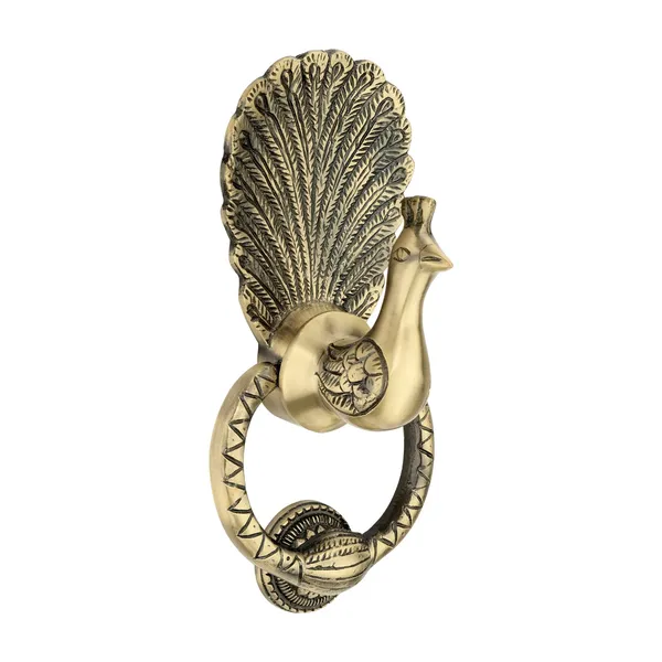 Standard_Peacock_Door_Knocker_Antique_Finish