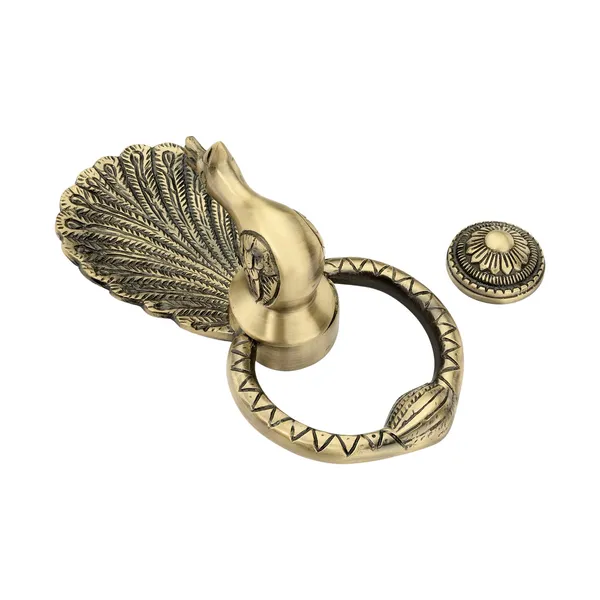 Standard_Peacock_Door_Knocker_Antique_Finish