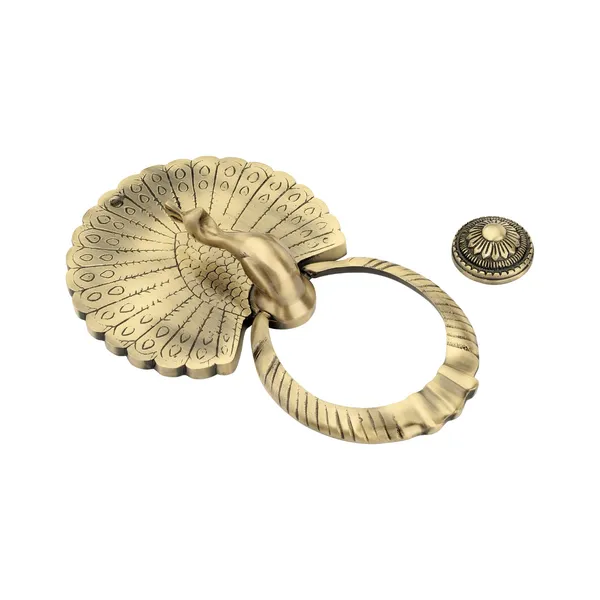 Traditional_Style_Peacock_Door_Knocker_Antique