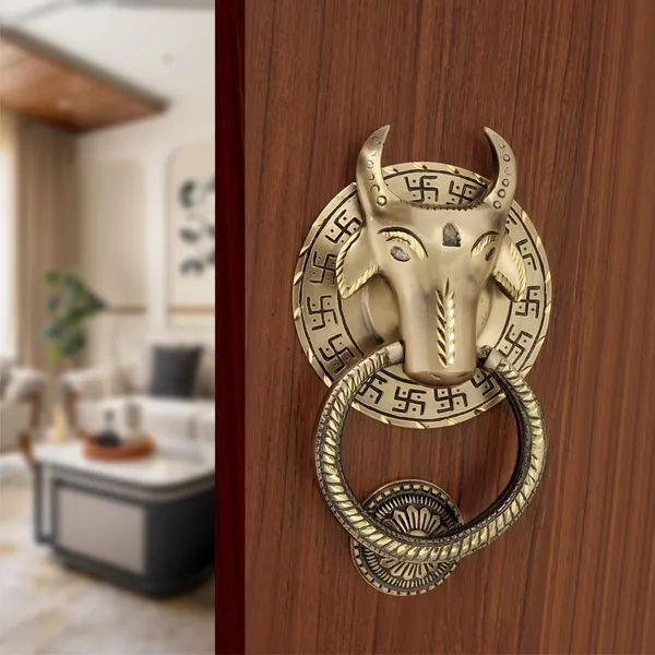 Nandi_Head_Decorative_Antique_Door_Knocker