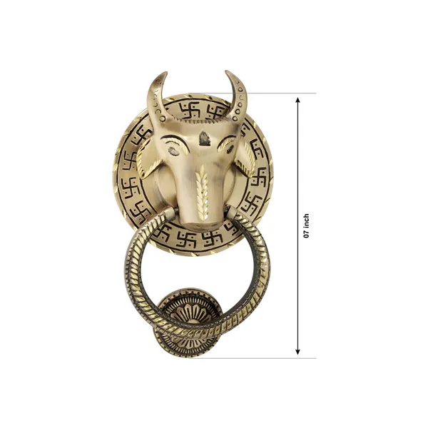Nandi_Head_Decorative_Antique_Door_Knocker