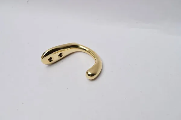 NAVRASS_HARDWARES_Single_Leg_Hook_–_Lacquered_Brass_–_Heavy-Duty_Door_&_Window_Latch_–_43g_–_Durable_Brass_Construction_–_Rust-Resistant