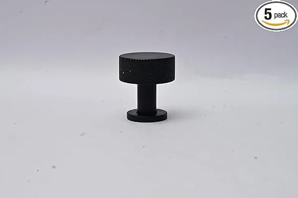NAVRASS_HARDWARES_T-Bar_Knurling_Cabinet_Knob_–_35mm_(1.37_inch)_Metal_Knob_for_Cabinets,_Drawers,_and_Furniture_Doors_with_Textured_Grip_Design