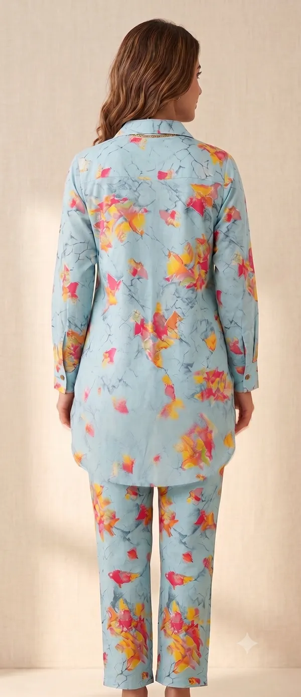 Light_Blue_Printed_Co-Ord_Set_For_Women_&_Girls