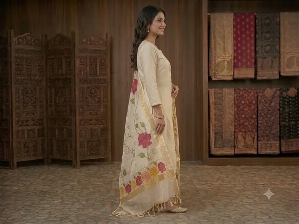 Ivory_Floral_Embroidered_Kurta_Pant_Dupatta_Set_for_Women_&_Girls