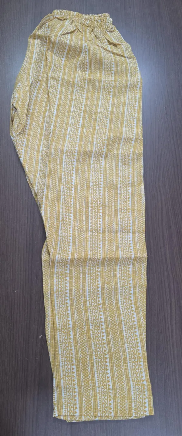 Mustard_Printed_Kurta_Pant_set_for_Women_&_Girls