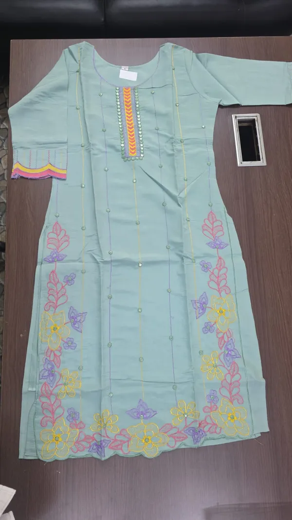 Mint_Green_Floral_Kurta_Pant_Dupatta_set_for_Women_&_Girls