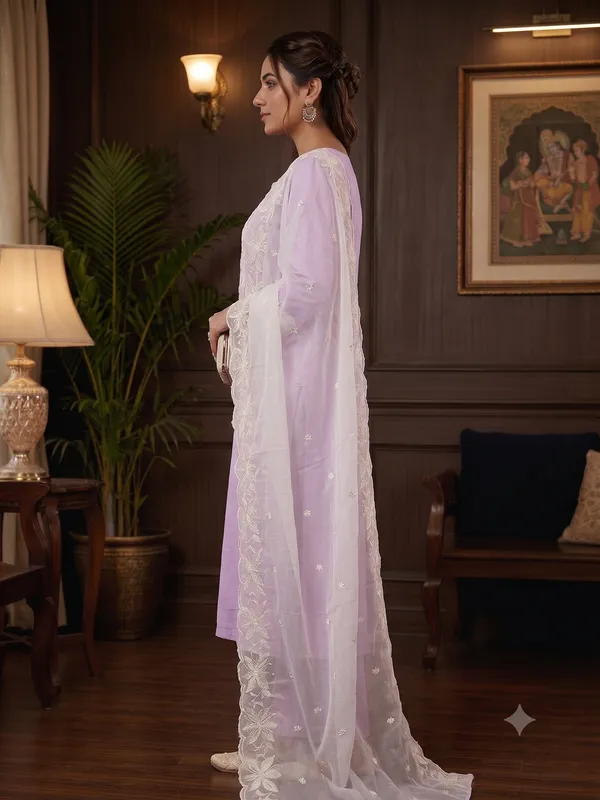 Lavender_Embroidered_Straight_Kurta_Pant_Dupatta_Set_For_Women_&_Girls