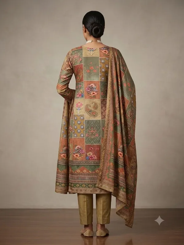 Multicolour_Printed_Kurta_Pnat_Dupatta_Set_for_Women_&_Girls