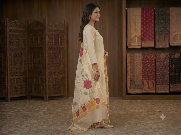 Ivory_Floral_Embroidered_Kurta_Pant_Dupatta_Set_for_Women_&_Girls