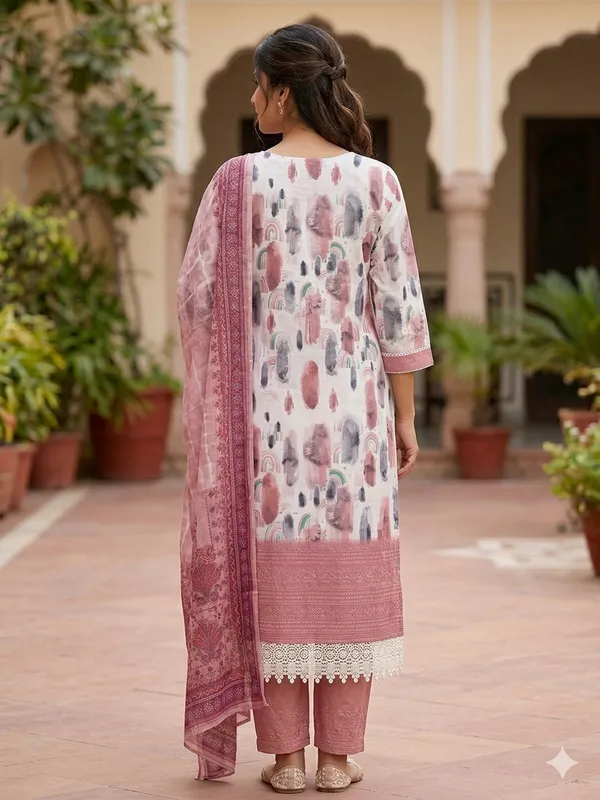 Multicolor_Embroidered_Kurta_Pnat_Dupatta_Set_For_Women_&_Girls