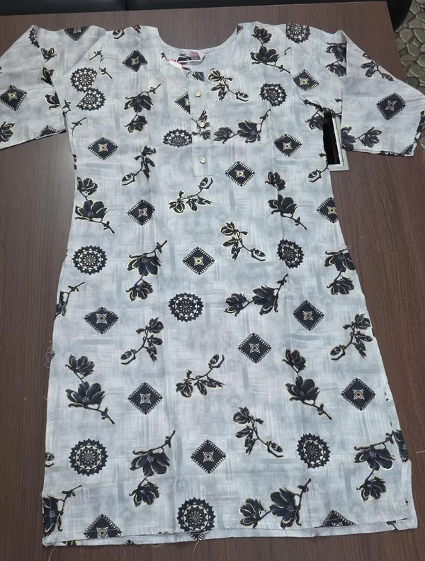 Light_Grey_Printed_Straight_Kurta_Pant_set_for_Women_&_Girls