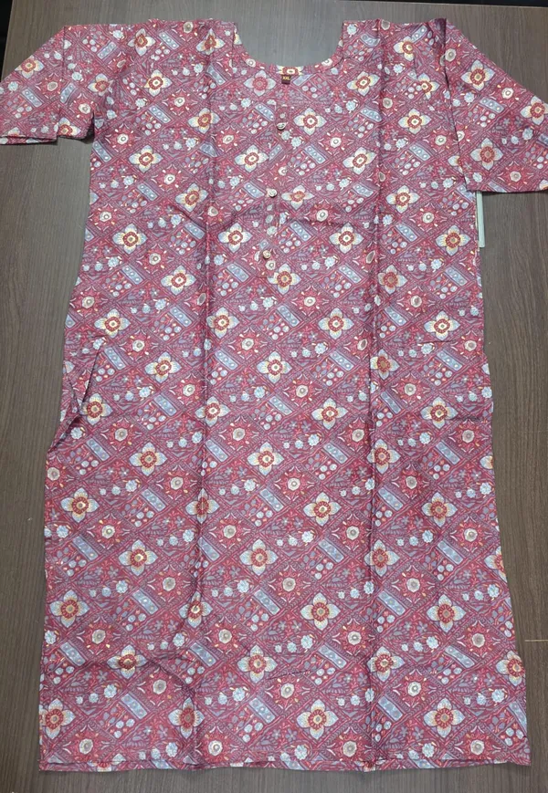 Maroon_Printed_Straight_Kurta_Pant_set_for_Women_&_Girls