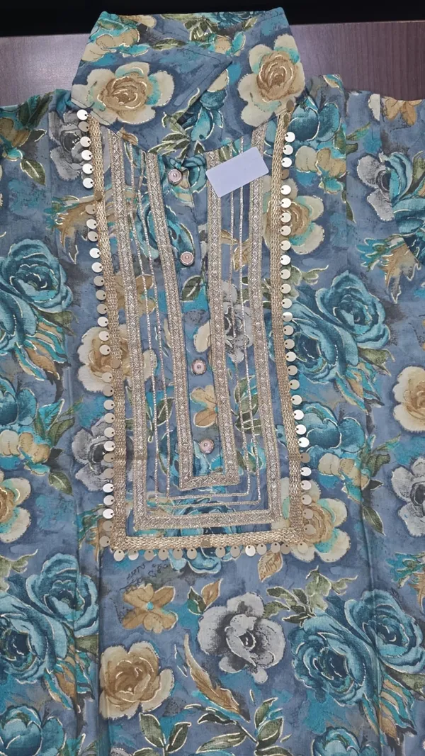 Blue_Floral_Embellished_Afghani_top_pant_set_for_Women_&_Girls