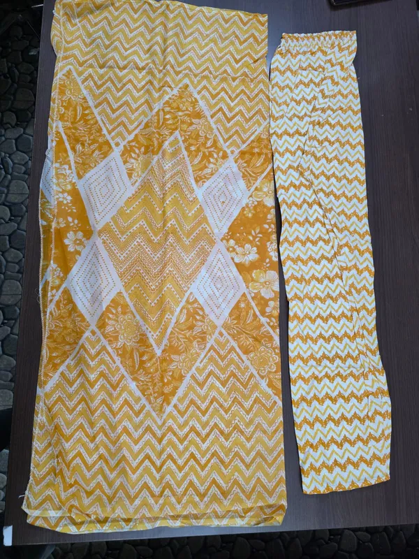 Mustard_Floral_Print_Embellished_Kurta_Pant_Dupatta_Set_for_Women_&_Girls