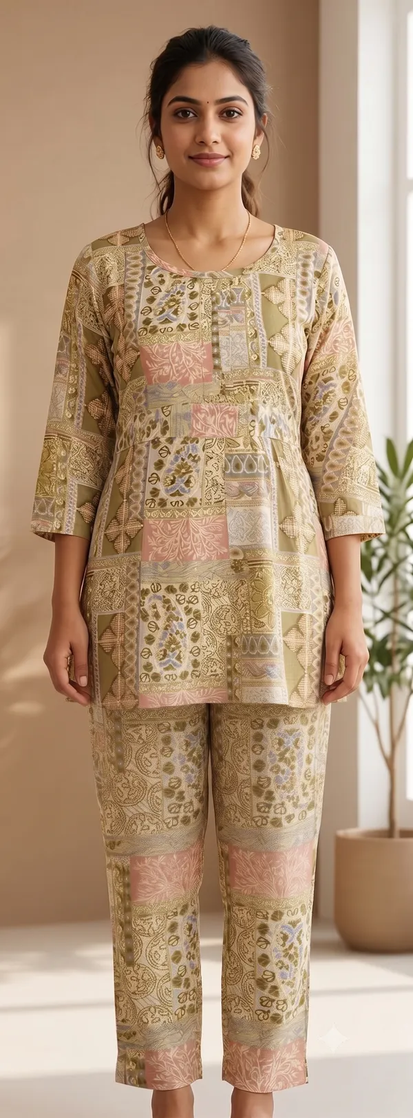 Multicolor_Printed_Co-Ord_Set_For_Women_&_Girls