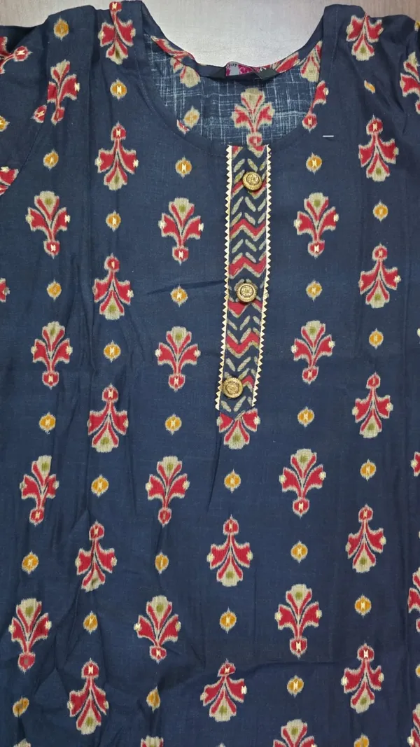 Navy_Blue_Printed_Straight_Kurta_Pant_set_for_Women_&_Girls
