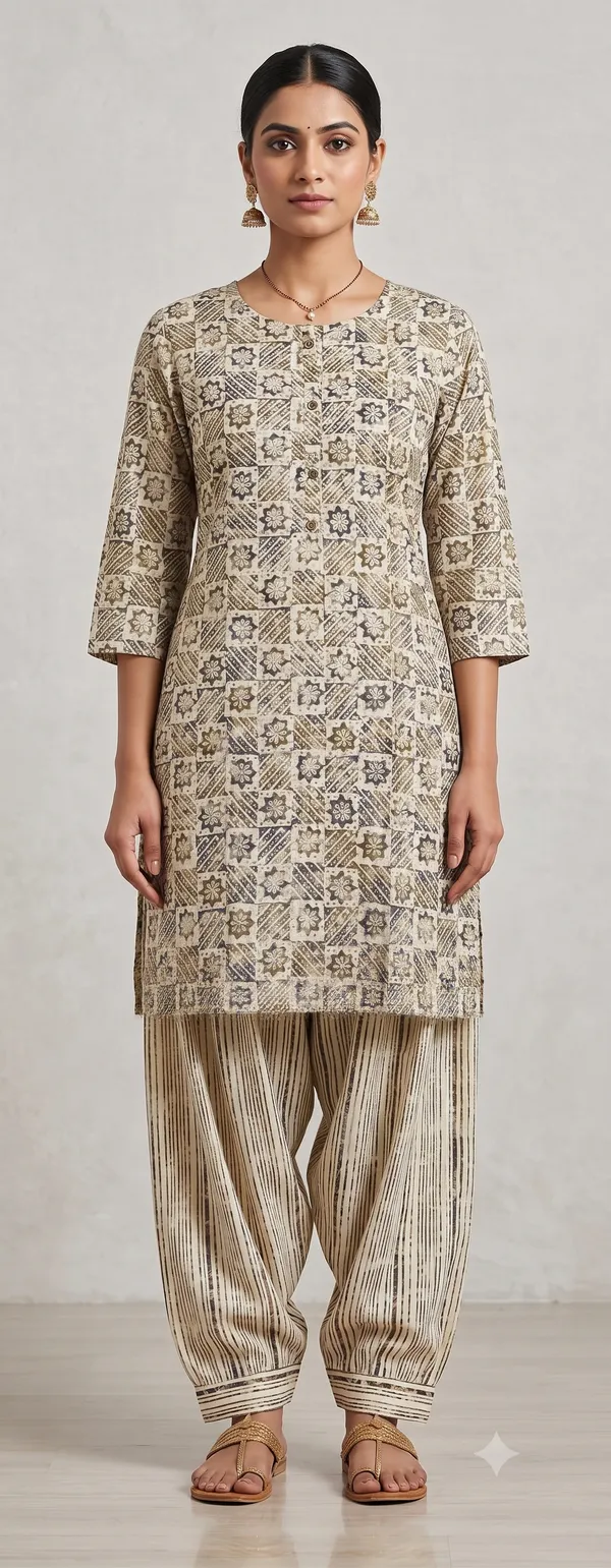 Grey_Printed_Straight_Kurta_Salwar_Set_For_Women_&_Girls