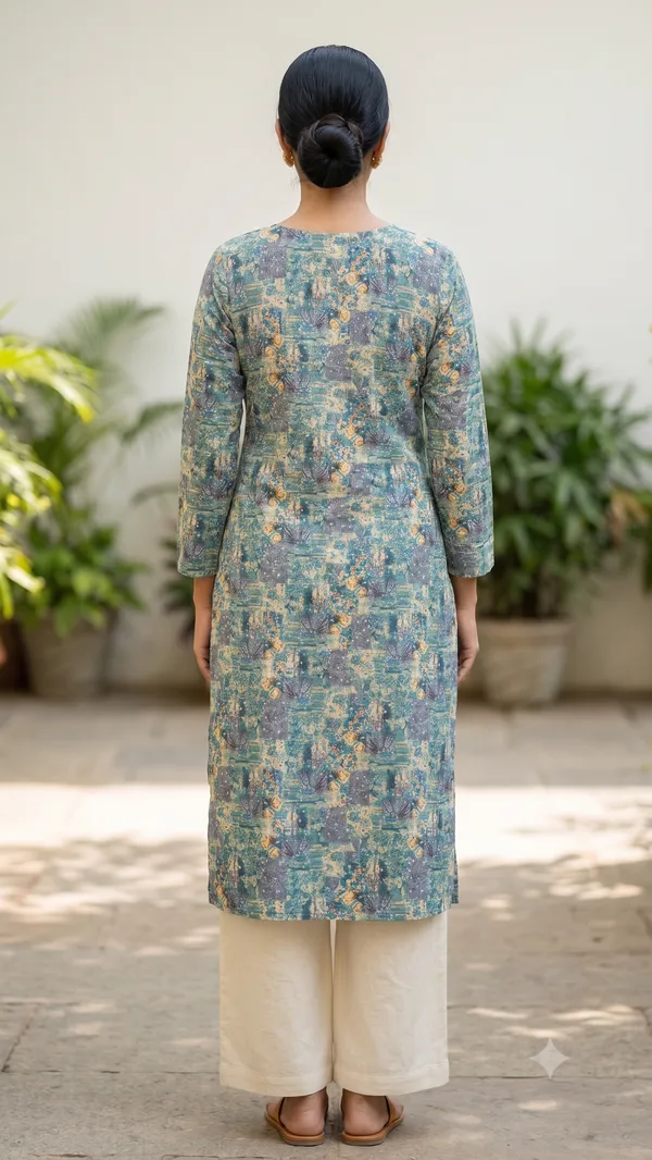 Multicolor_Printed_Straight_Kurta_For_Women_&_Girls
