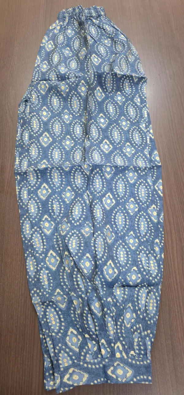Blue_Printed_Straight_Kurti_Salwar_set_for_Women_&_Girls