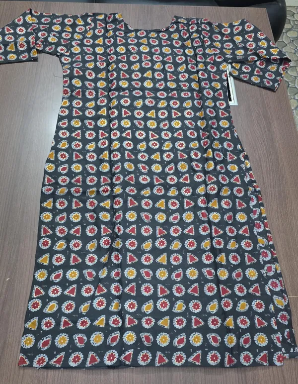Grey_Printed_Kurta_Pant_set_for_Women_&_Girls