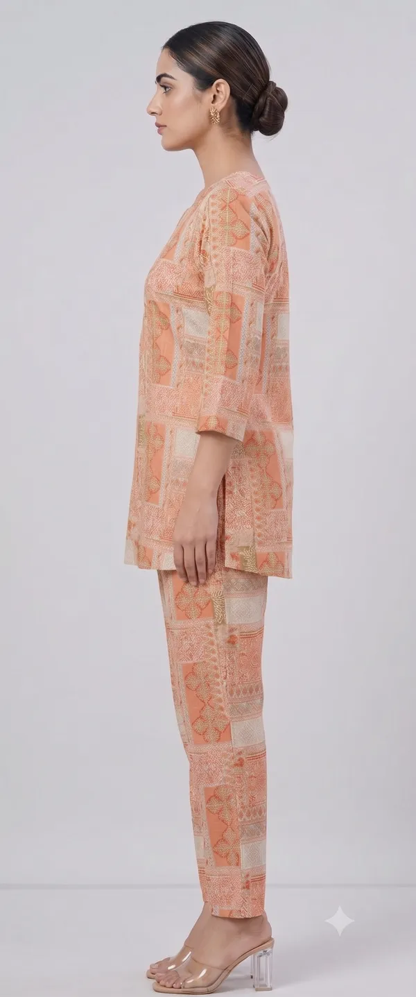 Multicolor_Printed_Co-Ord_Set_For_Women_&_Girls