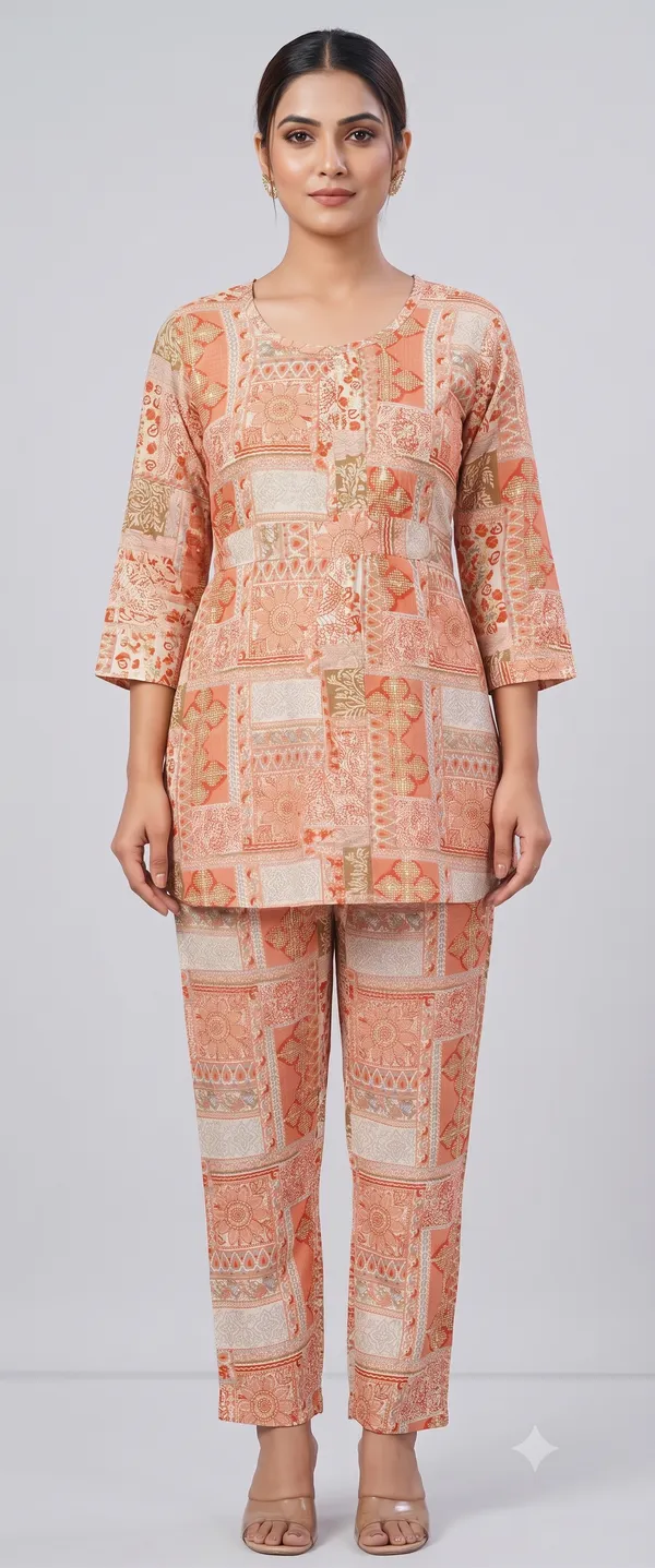 Multicolor_Printed_Co-Ord_Set_For_Women_&_Girls