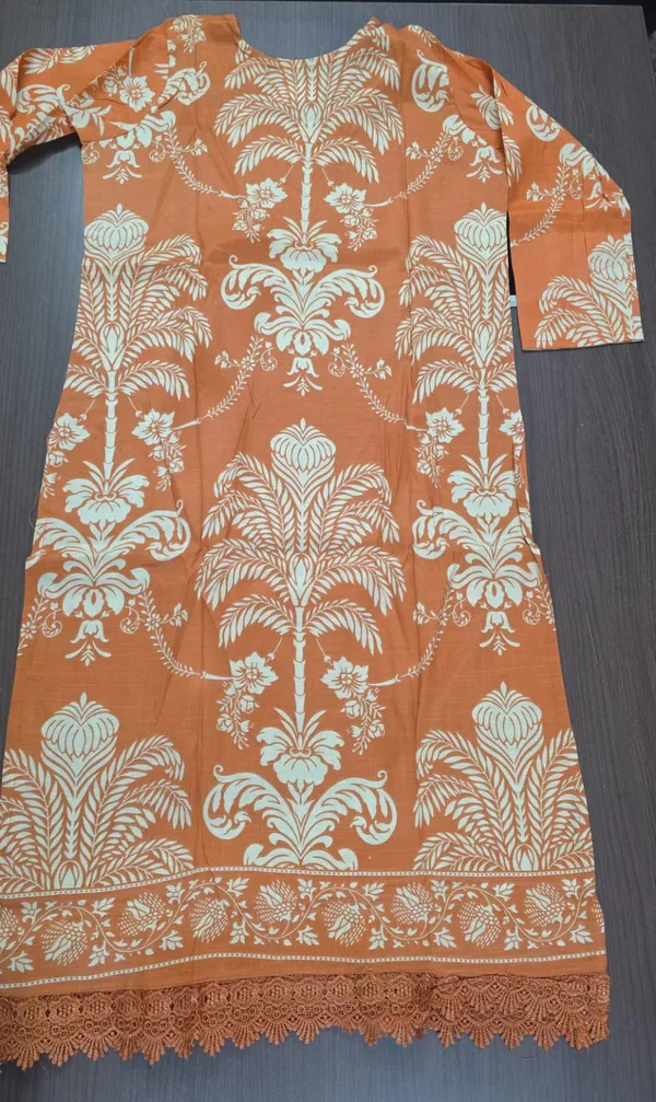 Orange_Printed_Kurta_Pant_Dupatta_Set_for_Women_&_Girls