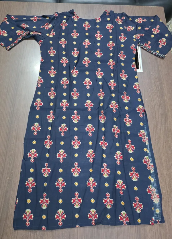 Navy_Blue_Printed_Straight_Kurta_Pant_set_for_Women_&_Girls