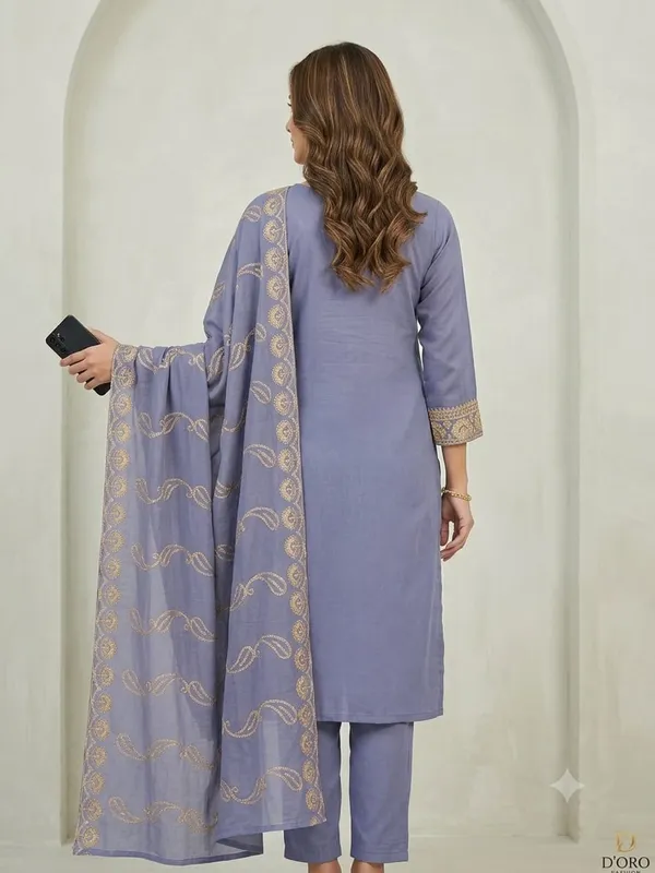 Lavender_Embroidered_Kurta_Pant_Dupatta_Set_for_Women_&_Girls