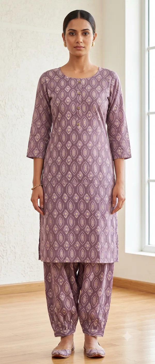 Purple_Printed_Kurta_Salwar_Set_For_Women_&_Girls
