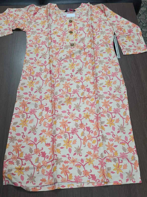 Multicolor_Printed_Kurta_Pant_Set_for_Women_&_Girls