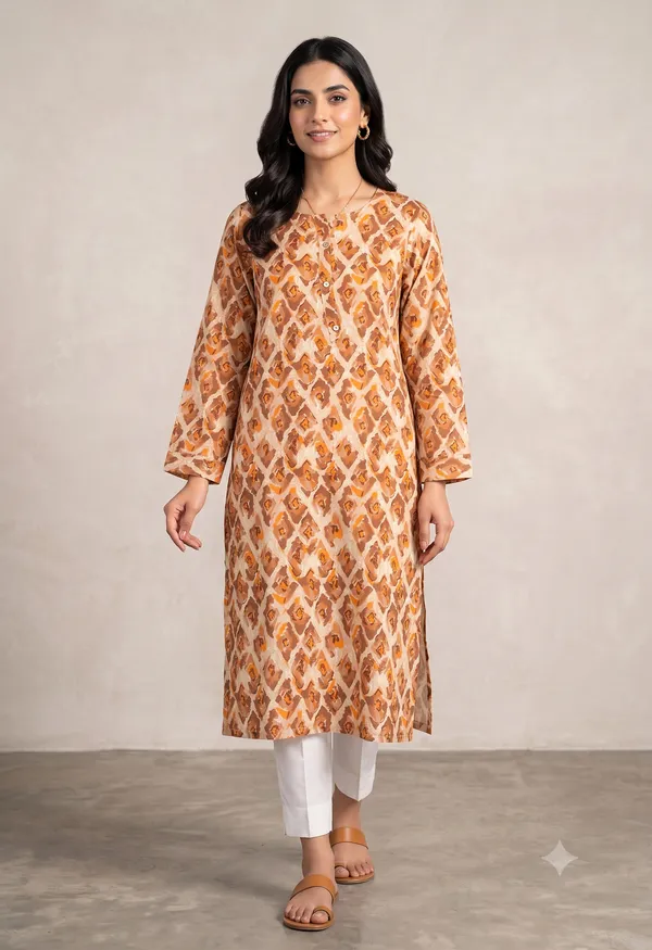 Multicolour_Printed_Straight_Kurta_For_Women_&_Girls