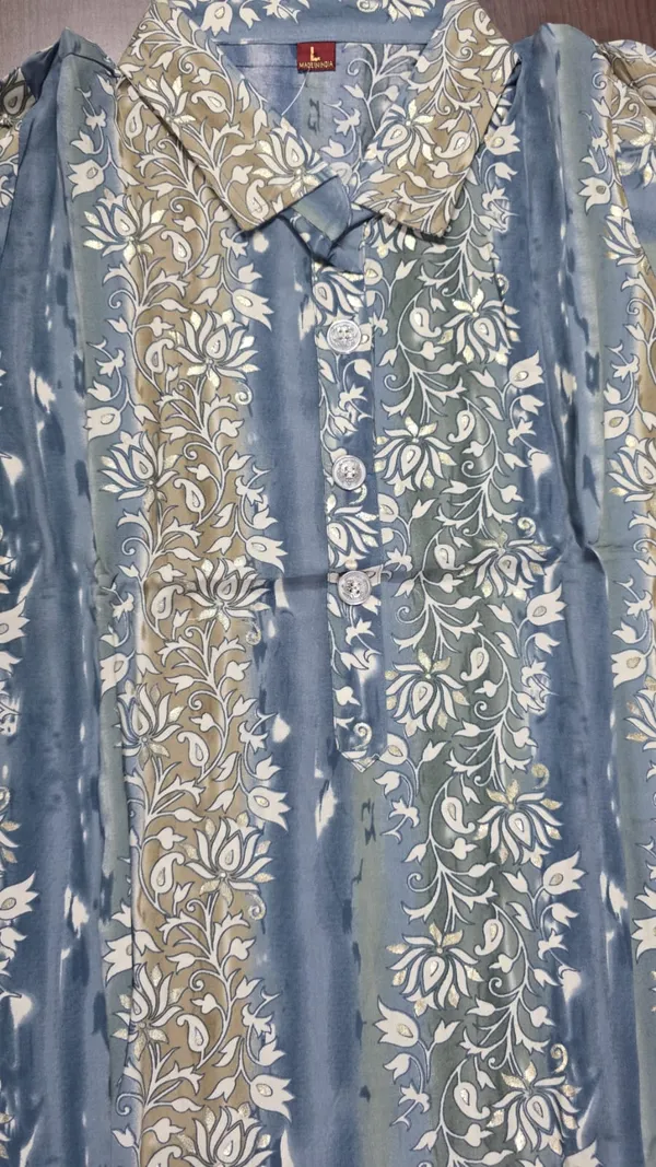 Blue_Floral_Print_Collared_Co-Ord_set_for_Women_&_Girls