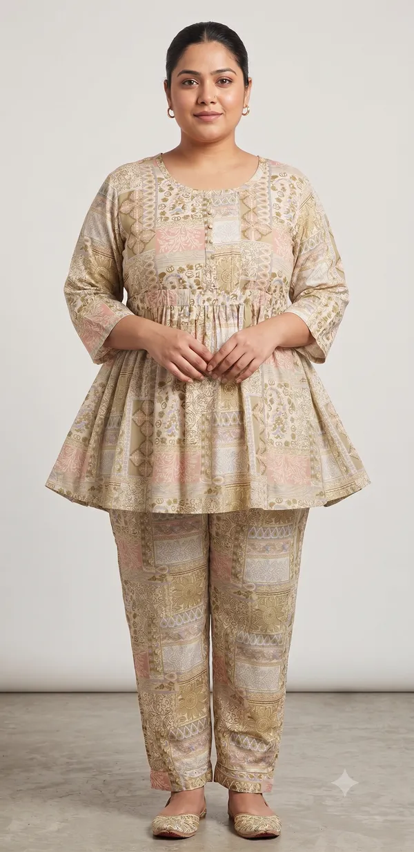 Multicolour_Printed_Flared_Co-Ord_Set_For_Women_&_Girls