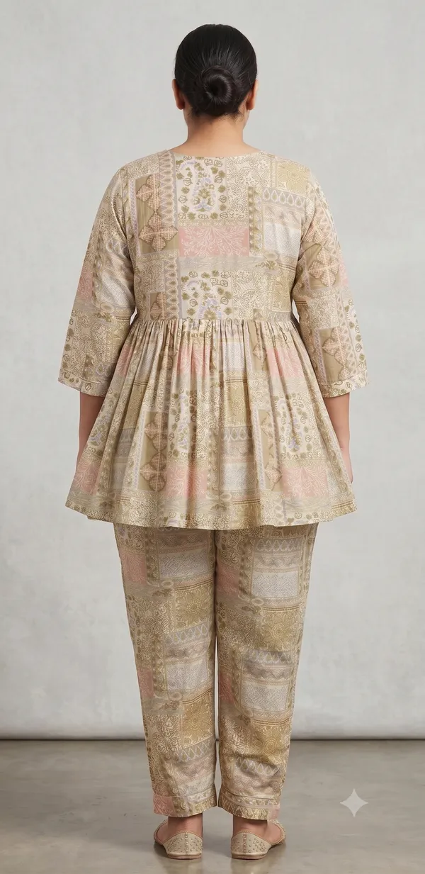 Multicolour_Printed_Flared_Co-Ord_Set_For_Women_&_Girls